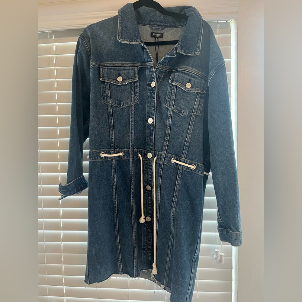 Hundson jeans denim dress. Size medium. New with tags